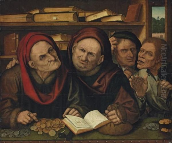 Suppliants In The Office Of Two Tax Collectors - view 1