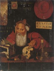 Saint Jerome In His Study by Quinten Metsys