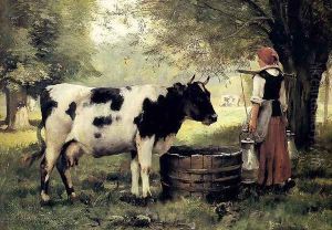 The Milkmaid by Julien Dupre