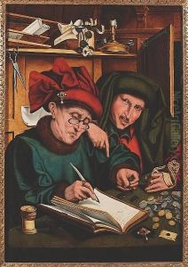 The Money Lenders by Quinten Metsys