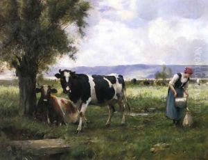 Milking Hour by Julien Dupre