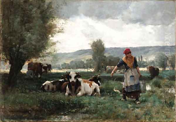La Laitire (The Milk Maid) - view 1