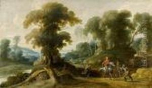 Landscape With Bandits Attacking