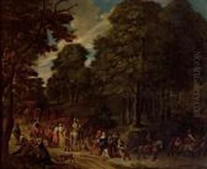 Uberfall Im Wald by Pieter Meulenaer