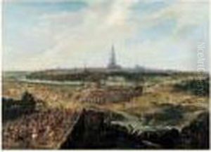 L'entree Du Cardinal-infant Ferdinand D'espagne A Anvers Le 17 Avril 1635 by Pieter Meulenaer