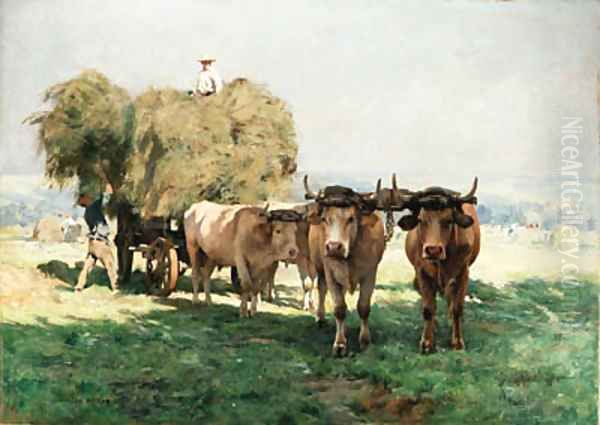 Loading the Hay Cart - view 1