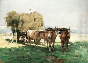 Loading the Hay Cart by Julien Dupre