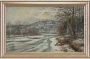 Winter Landscape by Charles Alfred Meurer