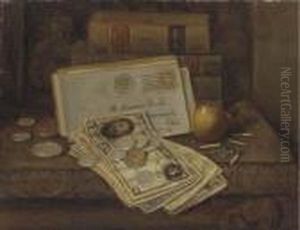 Still Life With Money by Charles Alfred Meurer