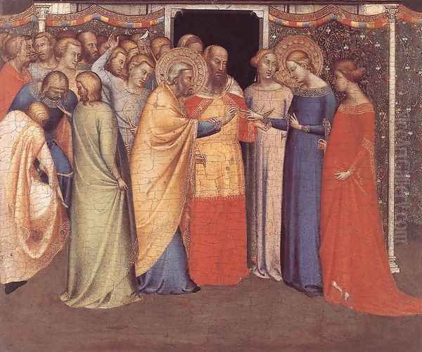 The Marriage of the Virgin 1336-40 by Bernardo Daddi