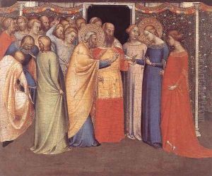 The Marriage of the Virgin 1336-40 by Bernardo Daddi