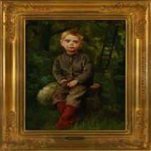 Portrait Of A Boy by Carl Vilhelm Meyer