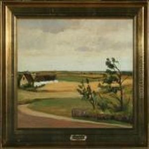 Juli Eftermiddag Ved Hammersholt by Carl Vilhelm Meyer