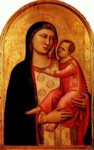 Madonna and Child 1335 by Bernardo Daddi