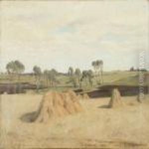 Harvest Scenery by Carl Vilhelm Meyer