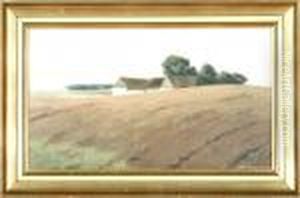 A Danish Spring Landscape by Carl Vilhelm Meyer