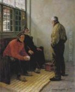 A Volendam Interior by Claus Meyer