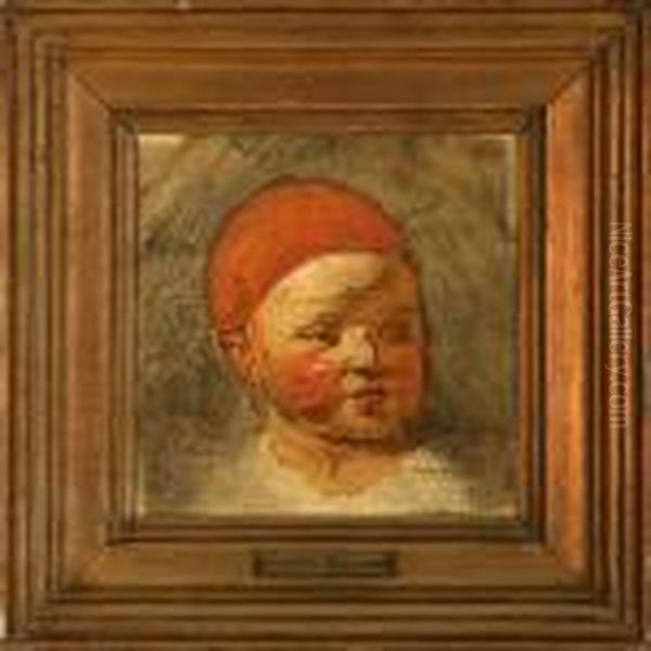 Children With Red Skullcap - view 1