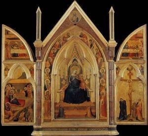 Triptych c. 1333 by Bernardo Daddi