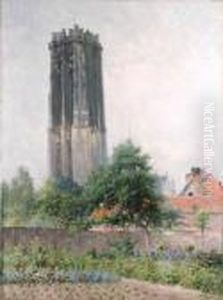 La Tour Rombouts A Malines by Isidore Meyer
