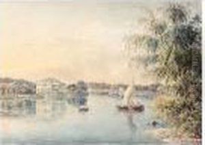 View Of Kameny Ostrov Palace, St. Petersburg by Johann Jakob Meyer