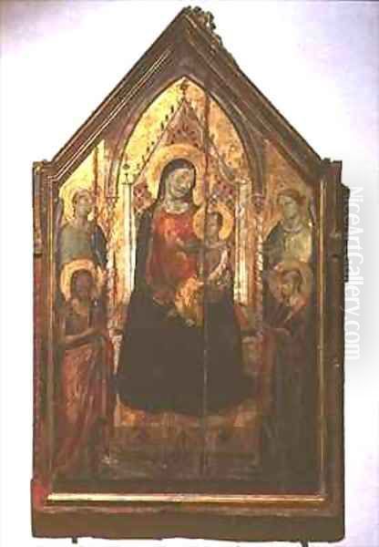 Madonna and Child enthroned with Saints - view 1