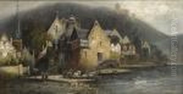 Stadtansicht An Einem Fluss - view 1
