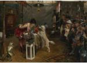 Sideshow Tricks by Paul Friedrich Meyerheim