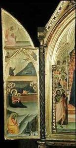 Triumph of Virgin and Child with Saints by Bernardo Daddi