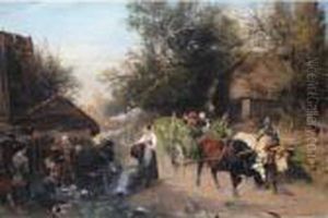 Der Kesselflicker (the Tinker) by Paul Friedrich Meyerheim
