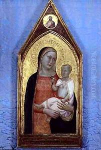 The Madonna and Child with a Goldfinch by Bernardo Daddi