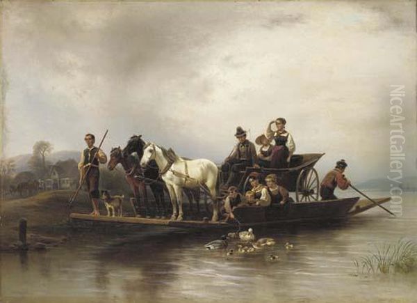 The Arrival Of The Ferry - view 1