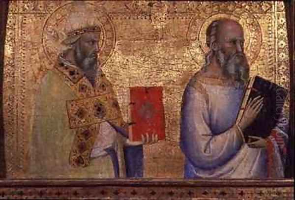 Saint Gregory the Great and unidentifiable saint - view 1