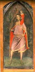 St Christopher by Bernardo Daddi