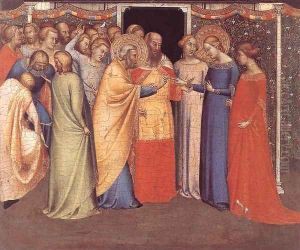 Polyptych of San Pancrazio Predella panel by Bernardo Daddi