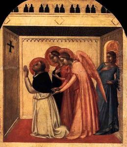 The Temptation of St Thomas Aquinas by Bernardo Daddi