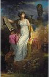 Calliope, Muse De La Poesie [charles Meynier ; Calliope ; Oil On Canvas]