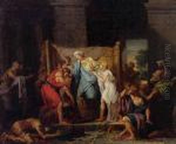 Joseph Recognized By His Brothers by Charles Meynier