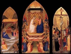 Triptych by Bernardo Daddi