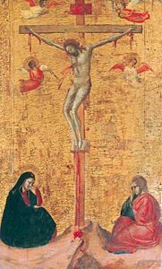 The Crucifixion ca 1325 by Bernardo Daddi