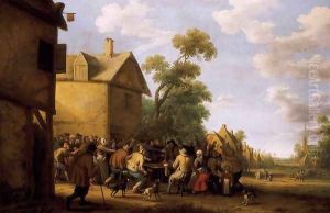 Brawling Peasants 1641 by Joost Cornelisz. Droochsloot