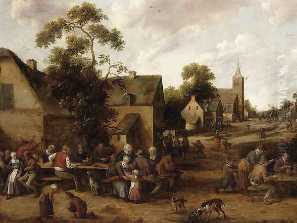 Village Scene 1645 - view 1