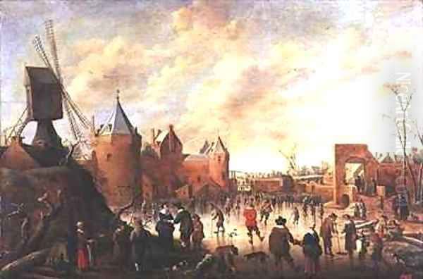 Winter in a Dutch Town - view 1