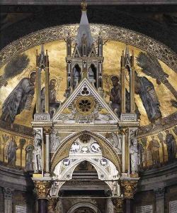 Tabernacle [detail #2] by Arnolfo Di Cambio