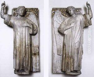 Tomb of Boniface VIII [detail #2] by Arnolfo Di Cambio