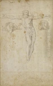 Christus Am Kreuz by Michelangelo Buonarroti