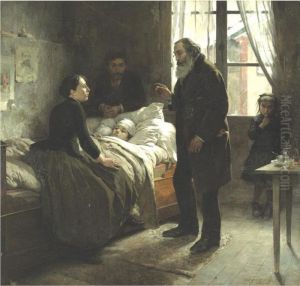 L'enfant Malade by Arturo Michelena