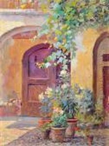 Cortile by Guglielmo Micheli