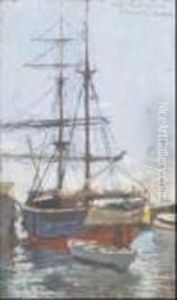 Velieri A Livorno by Guglielmo Micheli