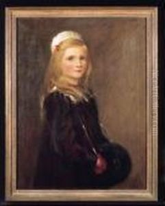 Portrait Of Elsie May Marquis by James Coutts Michie